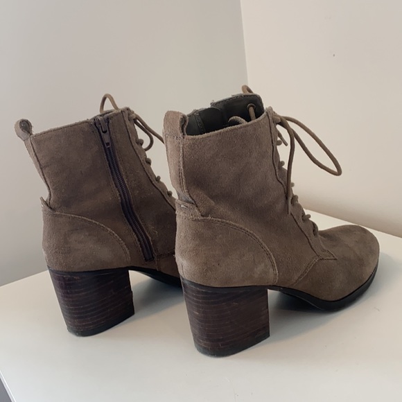Nine West - laced boots with chunky heel - Picture 3 of 3